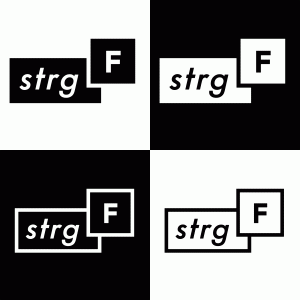 Strg F Logo Design