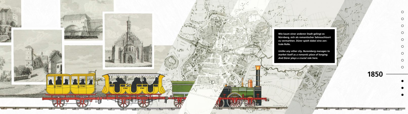 Motion Design für Ausstellung in Nürnberg, Erklärfilm, After Effects