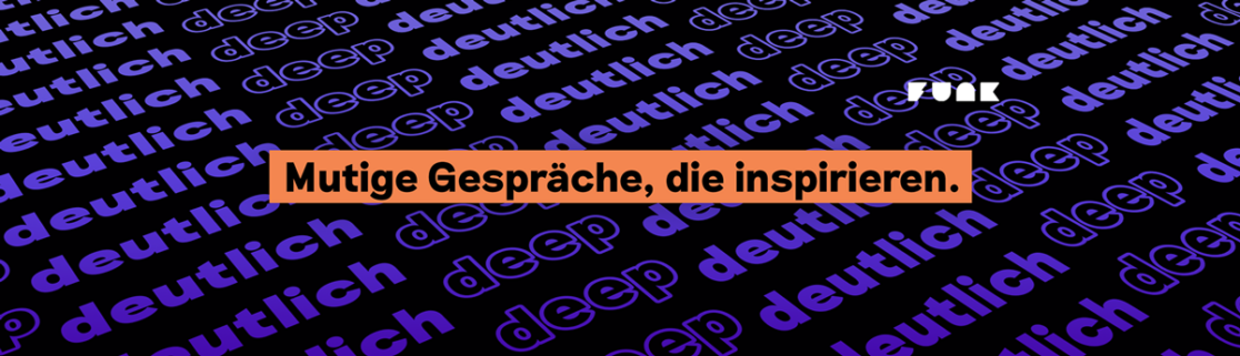 deep und deutlich Header Motion design Typografie